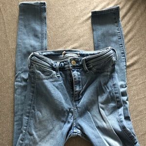 Hollister blue skinnies